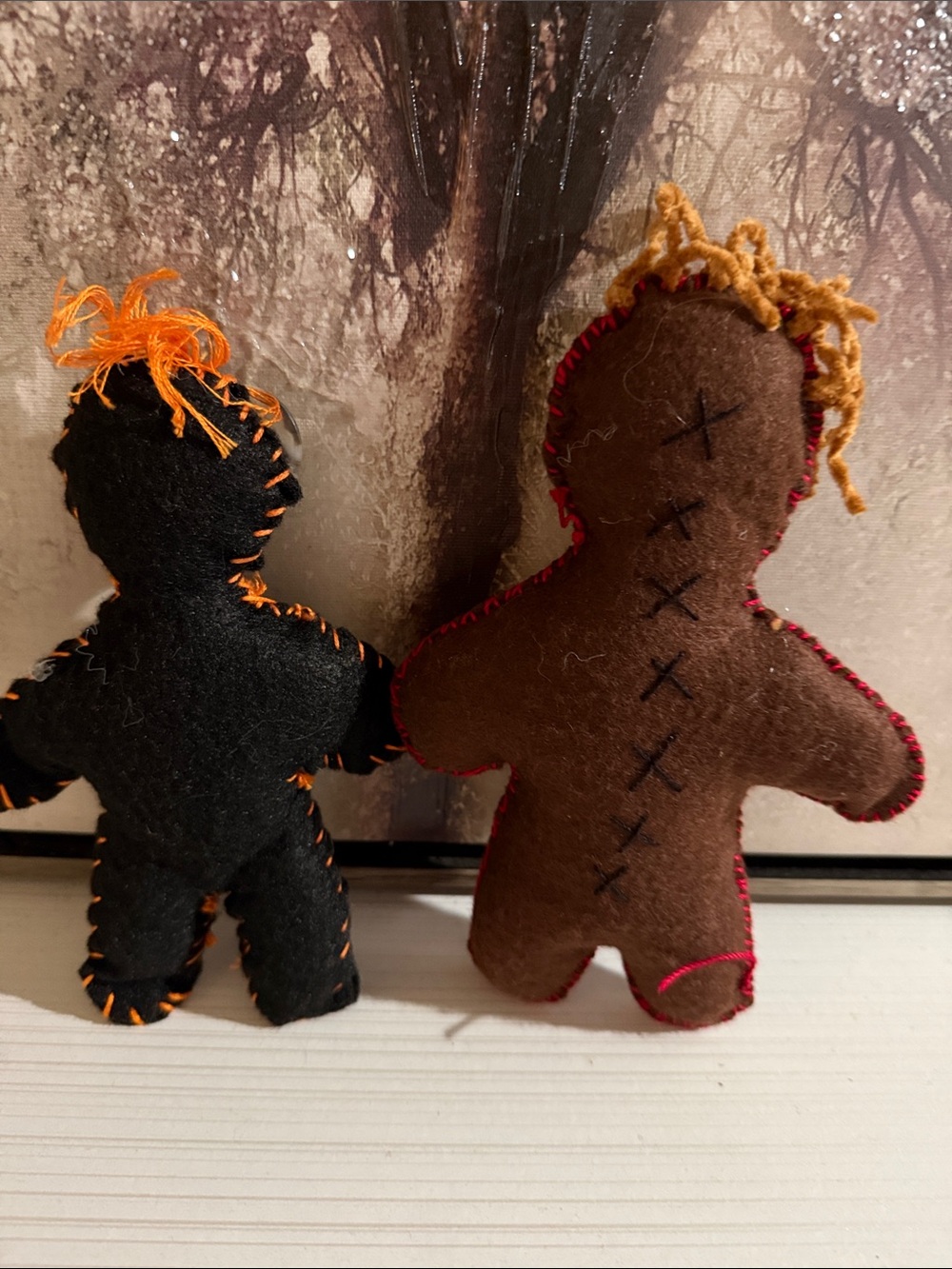Homemade voodoo dolls. Set of two. - Picture 4 of 4